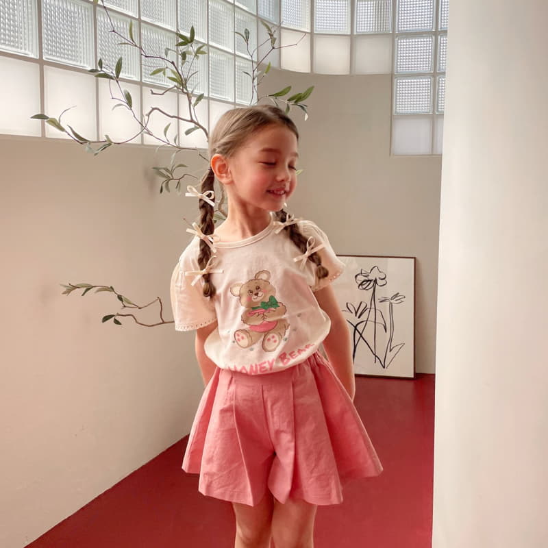 Momo Ann - Korean Children Fashion - #discoveringself - Honey Bear Tee - 3
