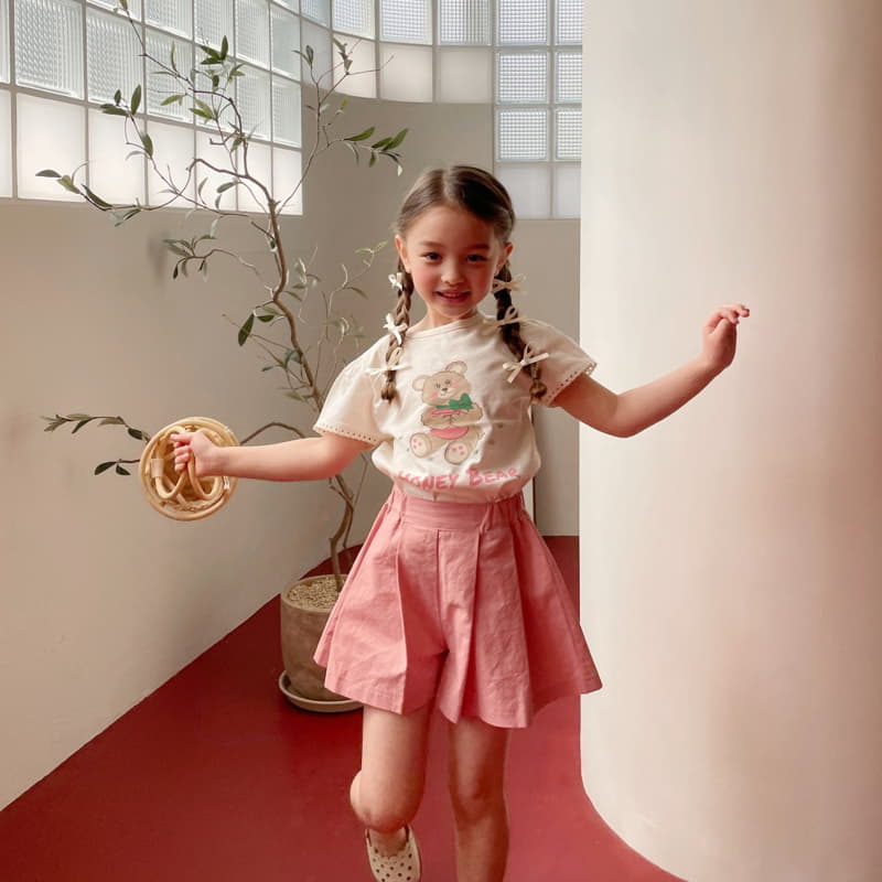 Momo Ann - Korean Children Fashion - #discoveringself - Honey Bear Tee - 4