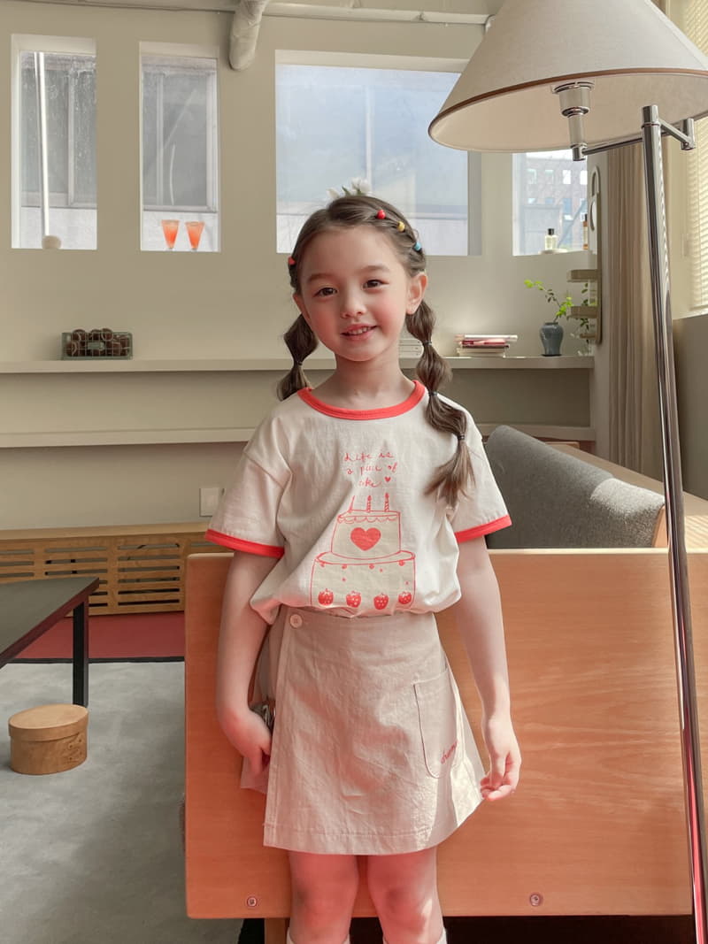 Momo Ann - Korean Children Fashion - #fashionkids - Cake Tee - 3