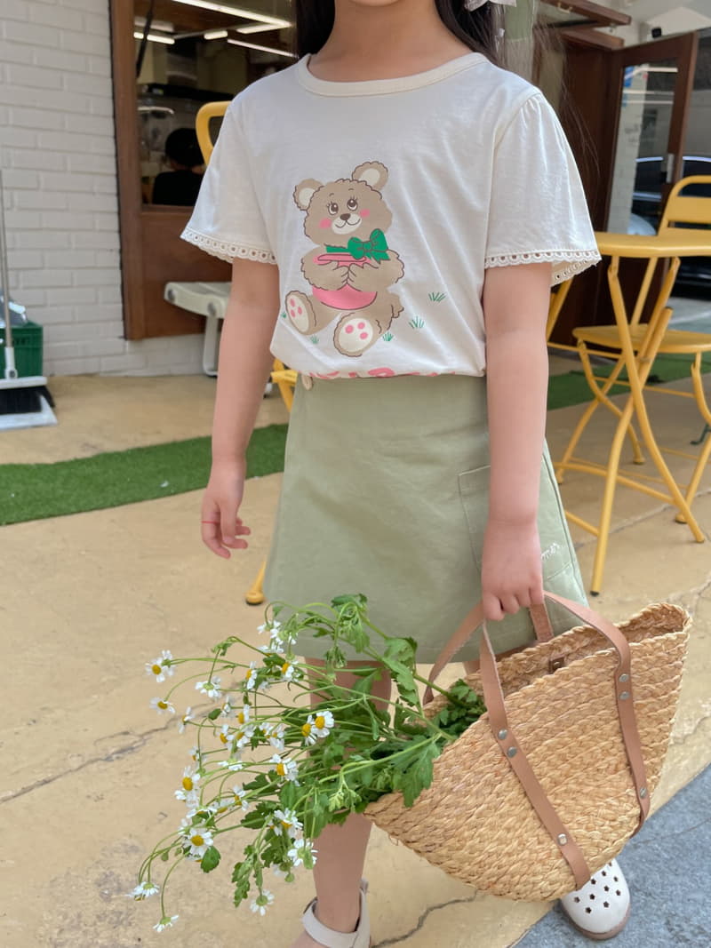 Momo Ann - Korean Children Fashion - #kidsstore - Honey Bear Tee - 6