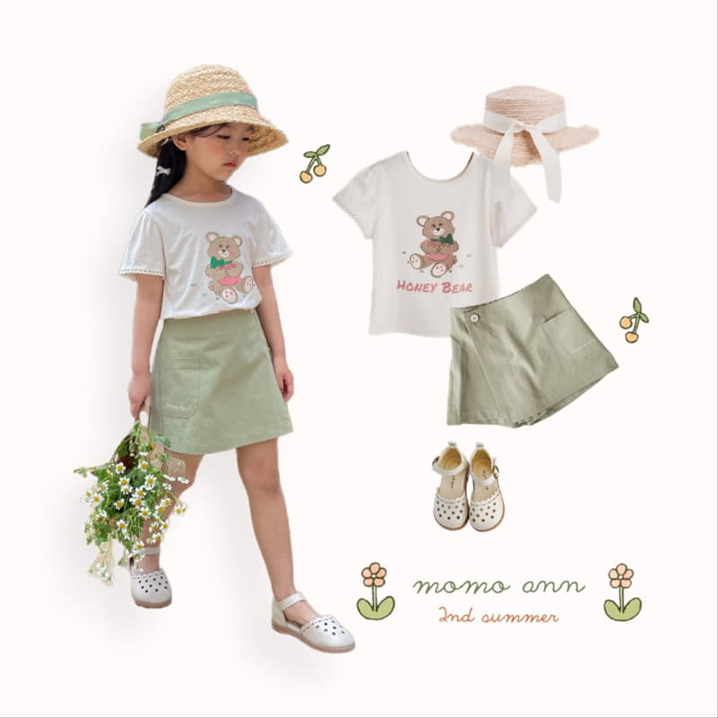 Momo Ann - Korean Children Fashion - #magicofchildhood - Honey Bear Tee - 10