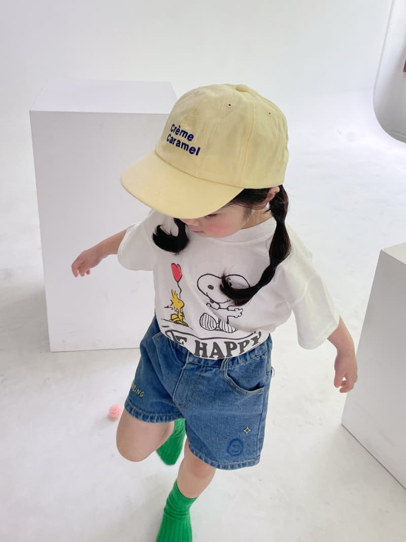 Momo Ann - Korean Children Fashion - #stylishchildhood - Smile Jeans Shorts - 7