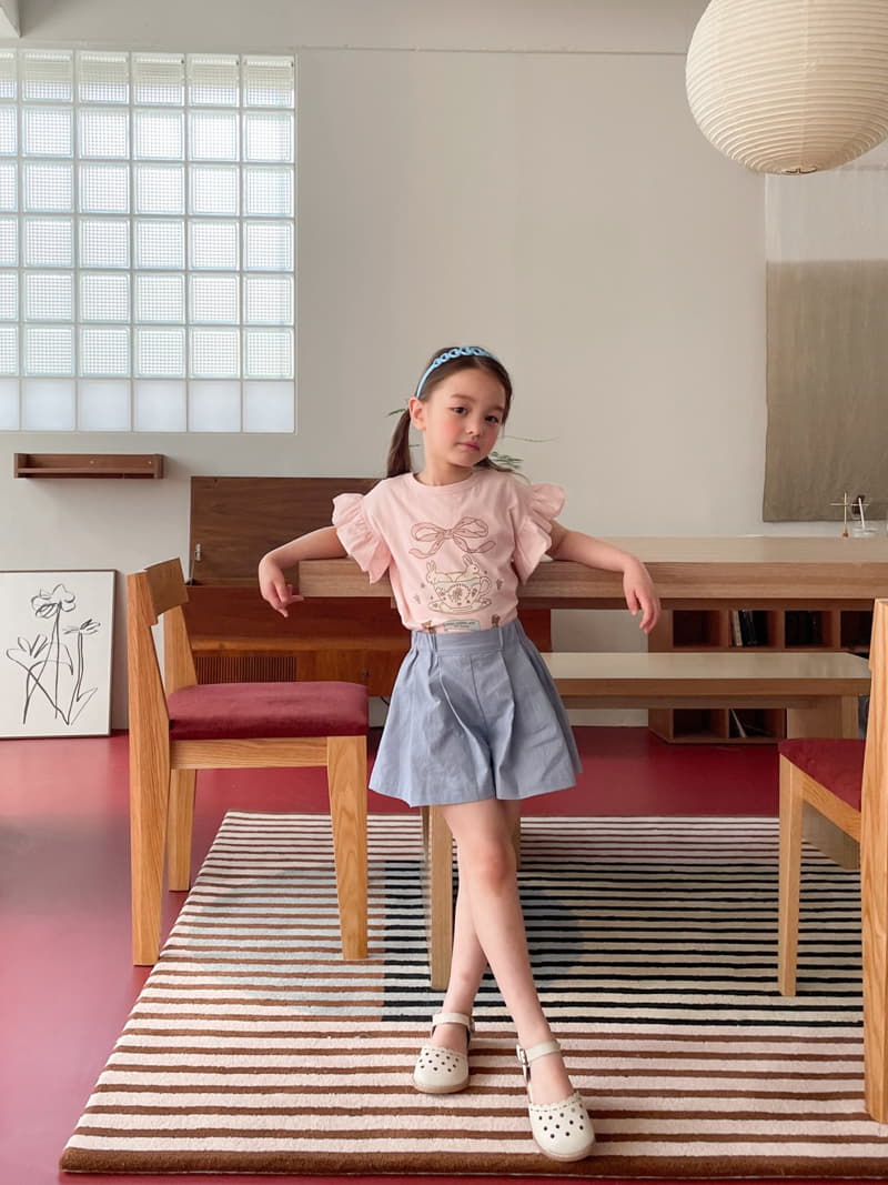 Momo Ann - Korean Children Fashion - #stylishchildhood - Ribbon Tee - 2