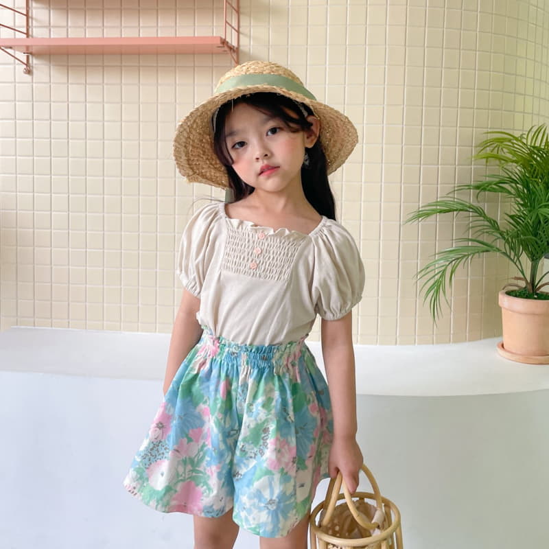 Momo Ann - Korean Children Fashion - #todddlerfashion - Smocked Tee - 11