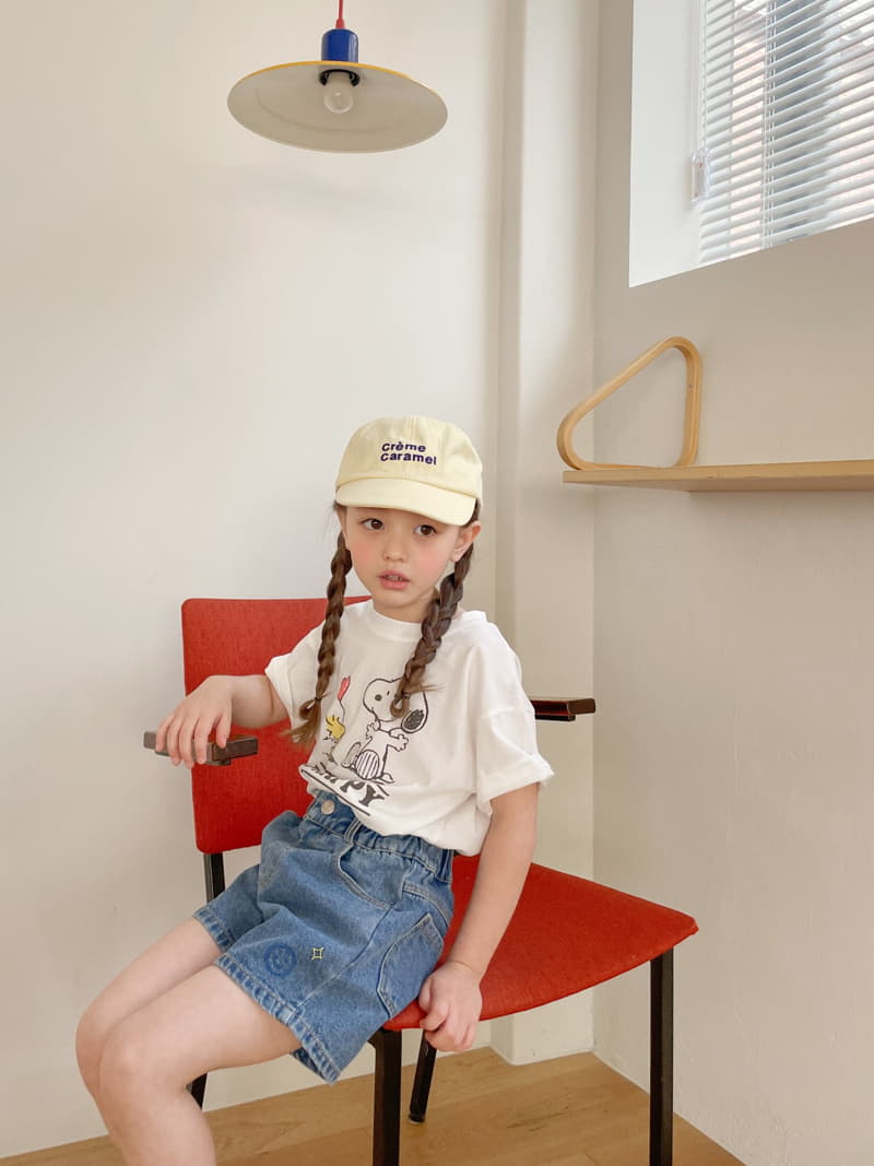 Momo Ann - Korean Children Fashion - #todddlerfashion - Smile Jeans Shorts - 5