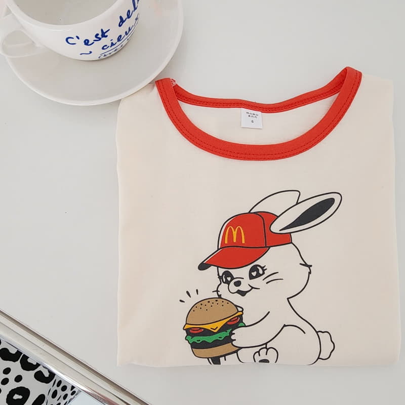 Momo Ann - Korean Children Fashion - #todddlerfashion - Burger Tee