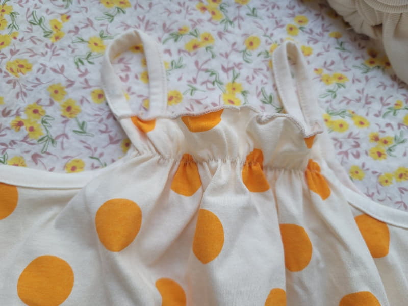 Moran - Korean Baby Fashion - #babyoutfit - Bell Bodysuit Set - 3