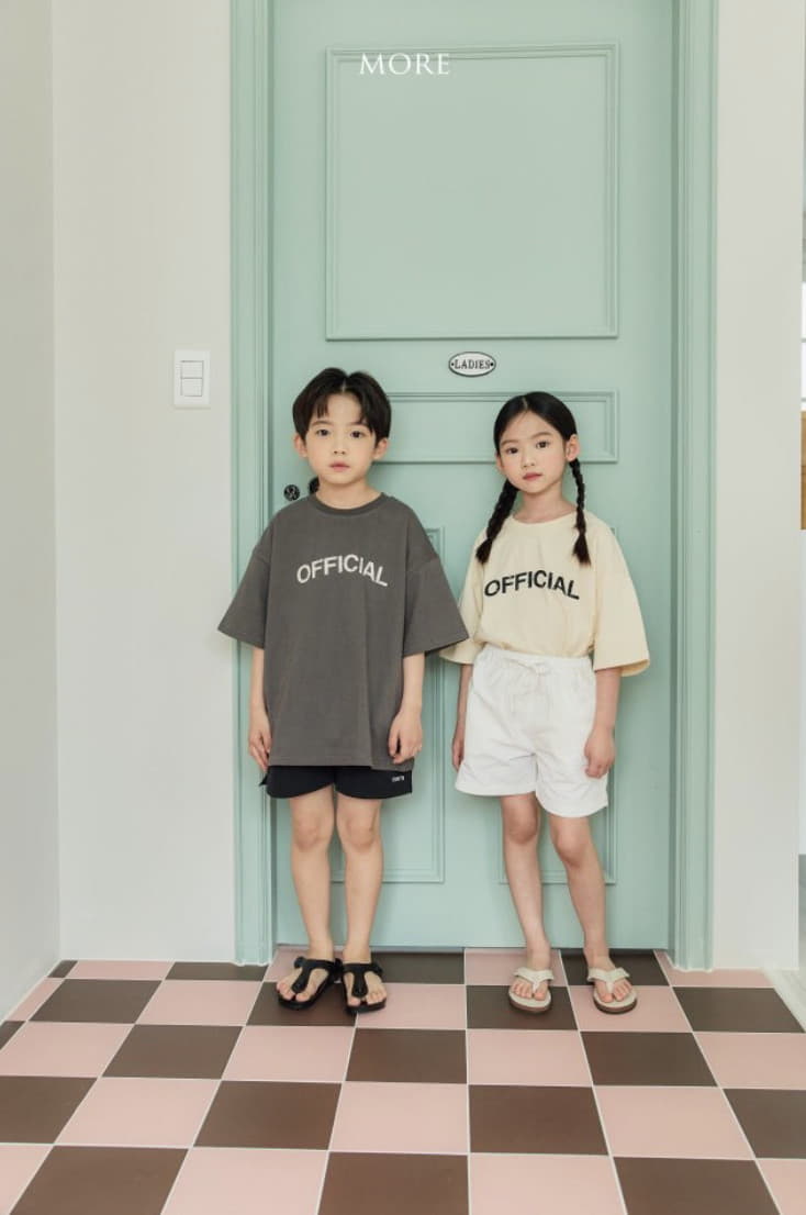 More - Korean Children Fashion - #Kfashion4kids - Official Tee - 2
