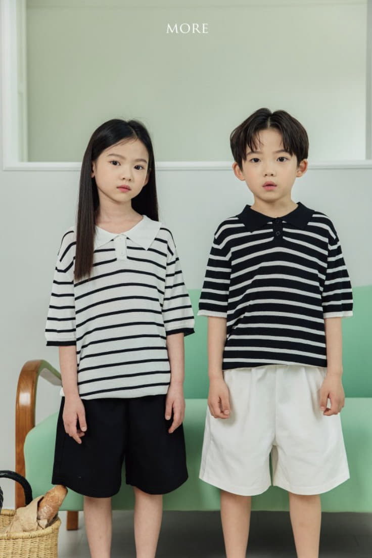 More - Korean Children Fashion - #Kfashion4kids - Linen Collar Knit Tee - 10