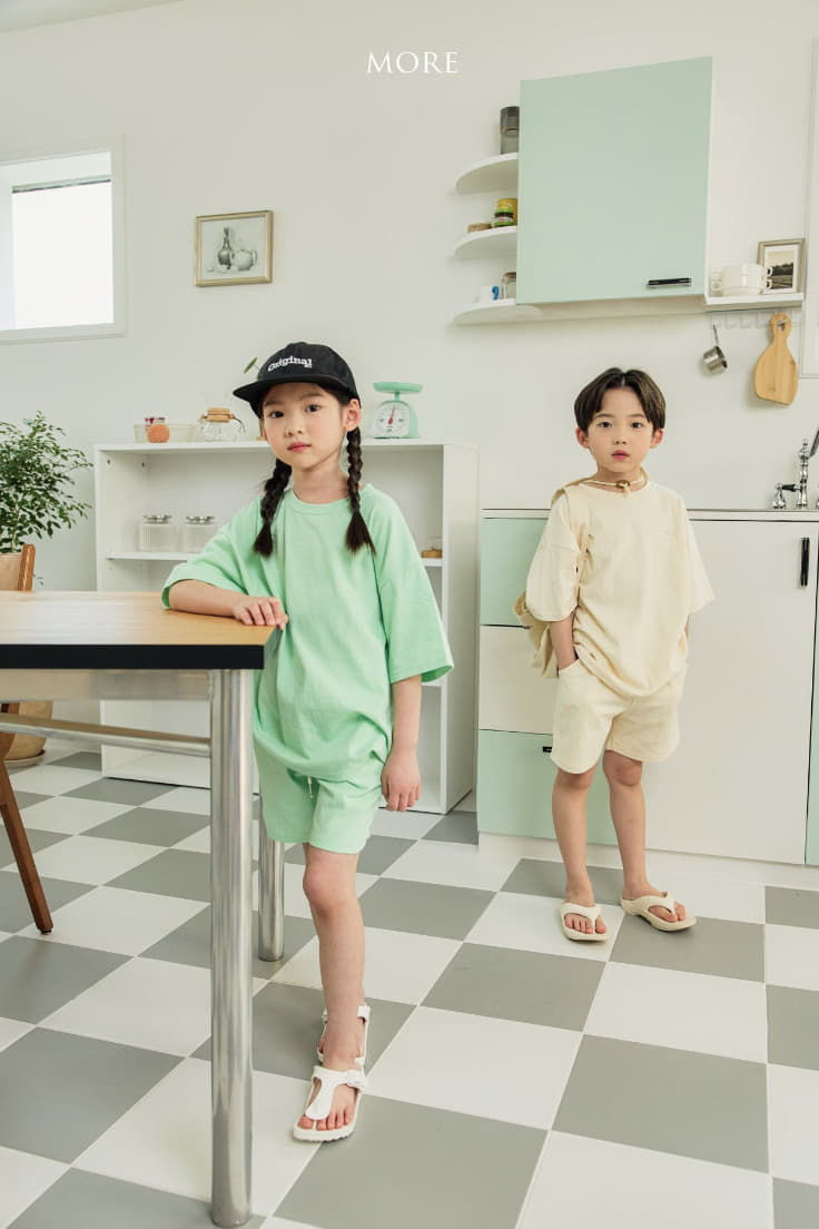 More - Korean Children Fashion - #childofig - More Summer Top Bottom Set - 8