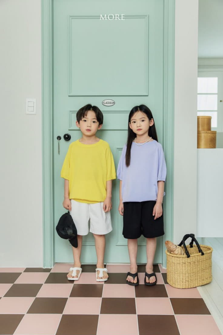 More - Korean Children Fashion - #childofig - Linen Crew Neck Knit Tee - 3