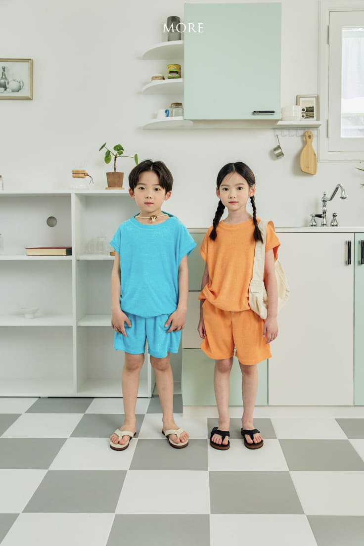 More - Korean Children Fashion - #childrensboutique - More Terry Top Bottom Set - 3