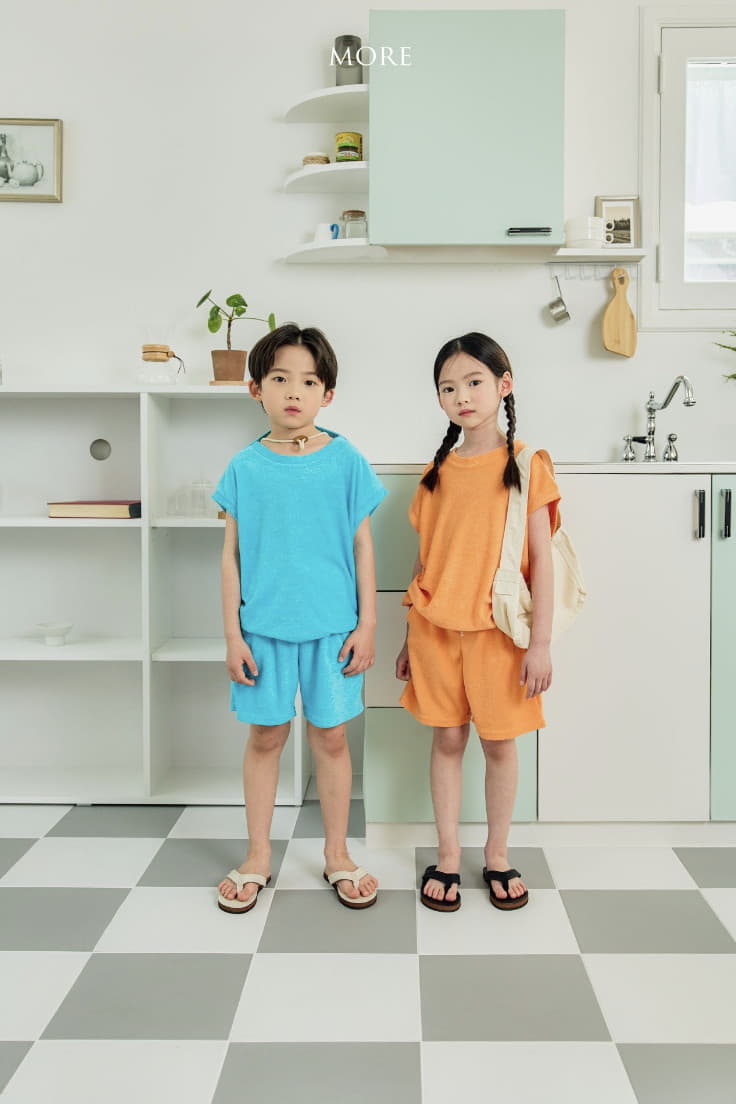 More - Korean Children Fashion - #childrensboutique - More Terry Top Bottom Set - 4