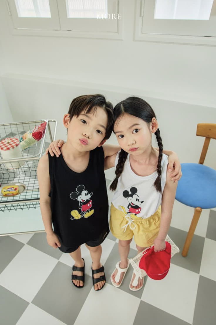 More - Korean Children Fashion - #designkidswear - M Sleeveless Tee - 2