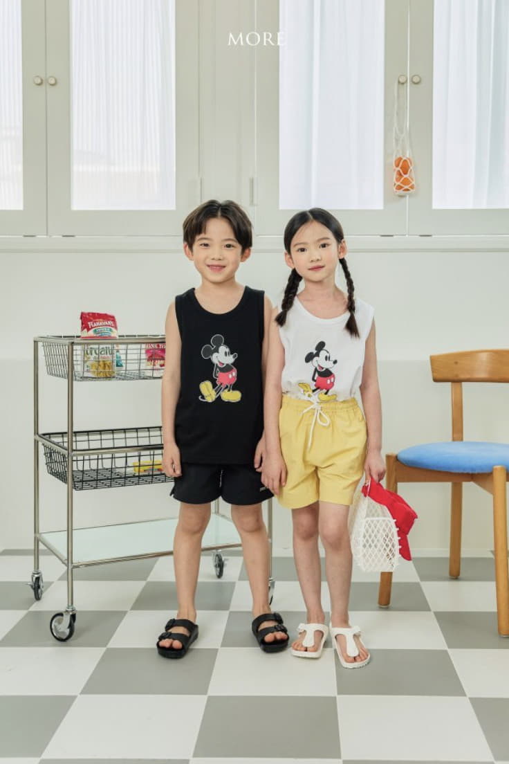 More - Korean Children Fashion - #kidsshorts - M Sleeveless Tee - 5