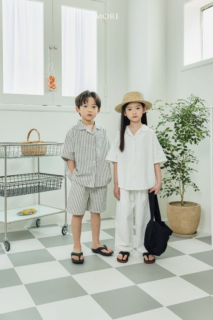 More - Korean Children Fashion - #kidsshorts - Linen Shirt - 3