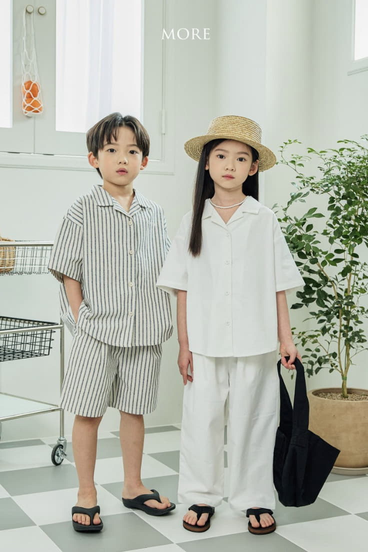 More - Korean Children Fashion - #kidsshorts - Linen Shirt - 4