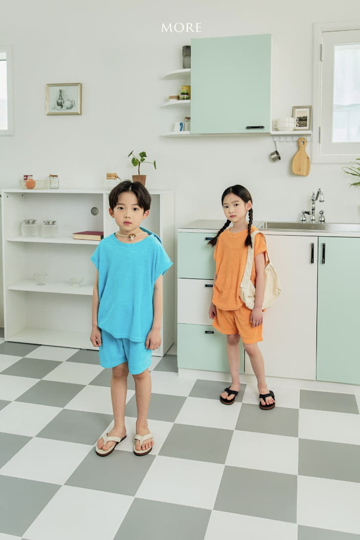 More - Korean Children Fashion - #littlefashionista - More Terry Top Bottom Set - 11