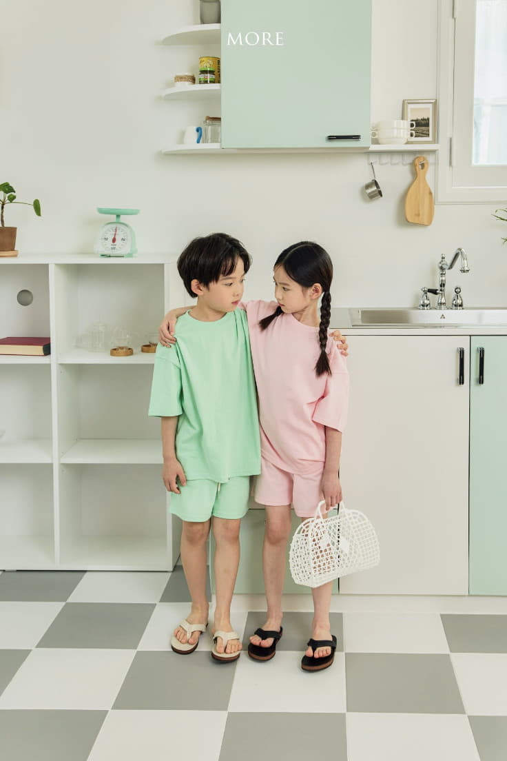 More - Korean Children Fashion - #Kfashion4kids - More Summer Top Bottom Set - 4