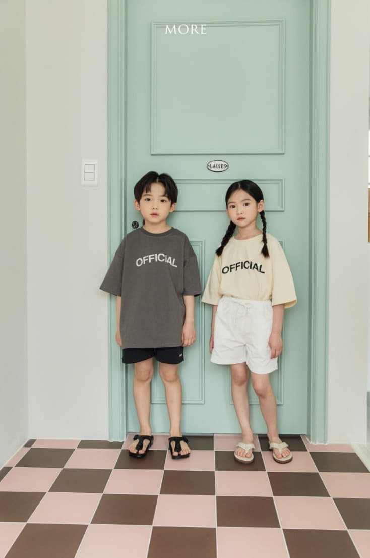 More - Korean Children Fashion - #littlefashionista - Official Tee - 3
