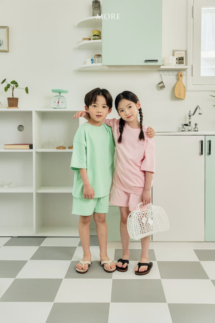More - Korean Children Fashion - #minifashionista - More Summer Top Bottom Set - 6