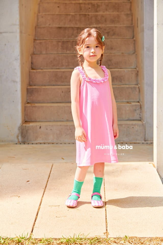 Mumunbaba - Korean Children Fashion - #childofig - Frill Sleeveless One-piece - 11