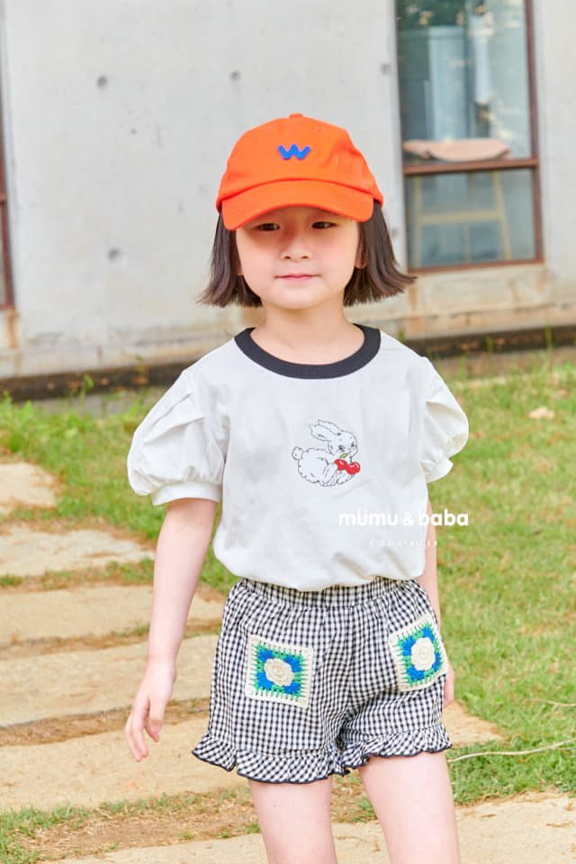Mumunbaba - Korean Children Fashion - #designkidswear - Cherry Bunny Tee - 3