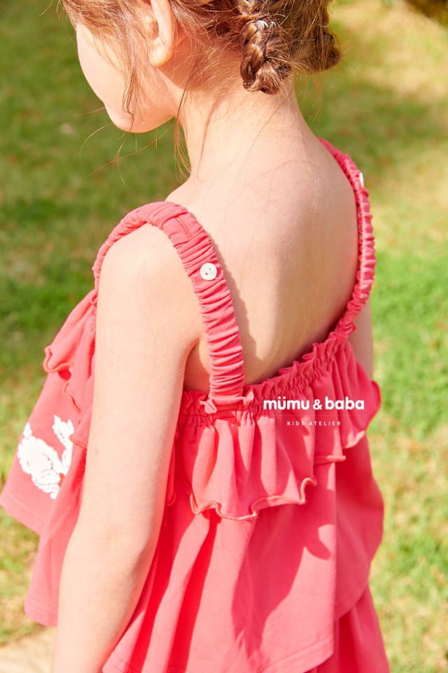 Mumunbaba - Korean Children Fashion - #discoveringself - Cherry Shirring Tee - 5