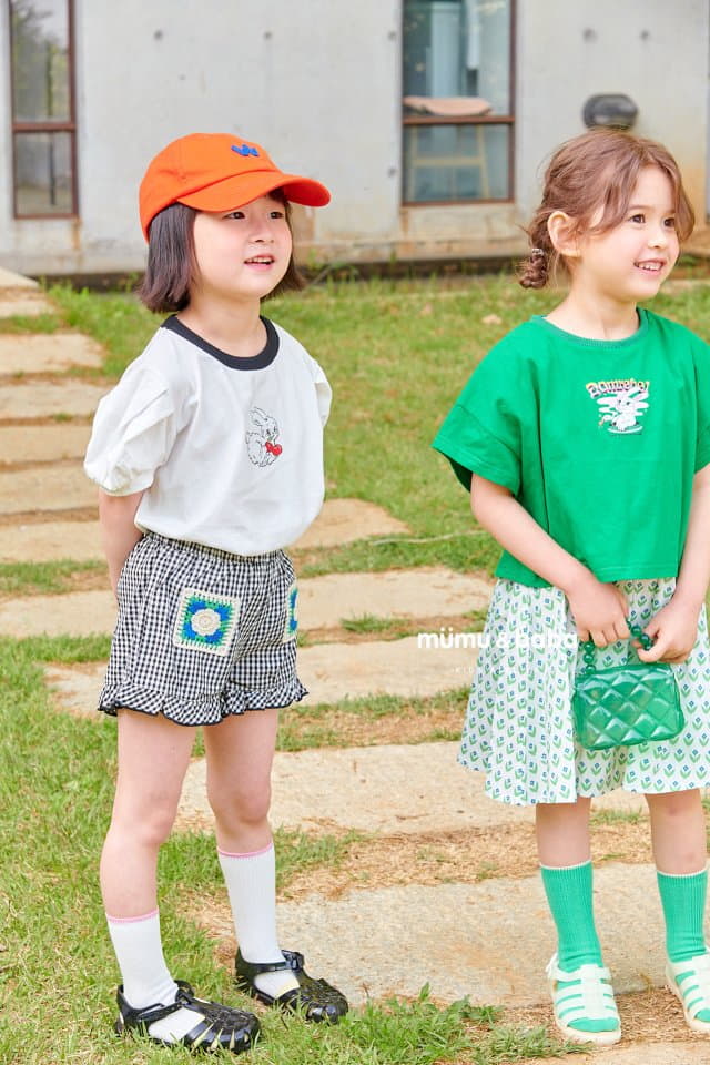 Mumunbaba - Korean Children Fashion - #fashionkids - Cherry Bunny Tee - 5