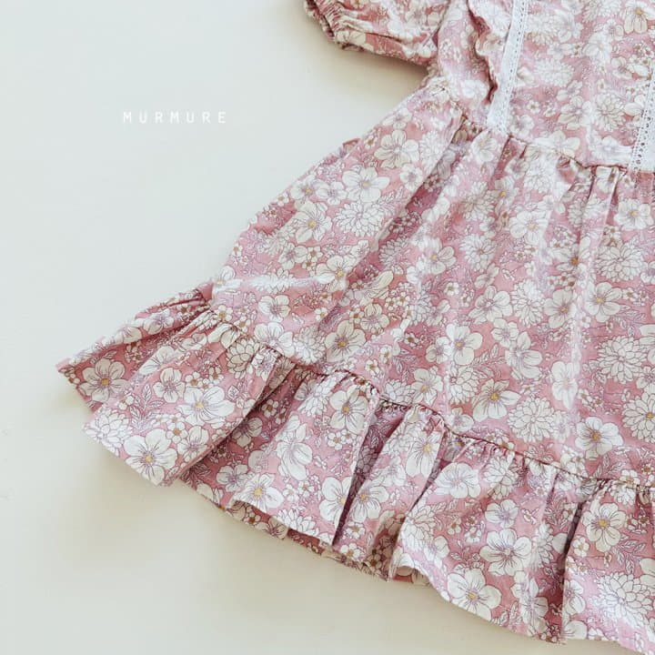 Murmure - Korean Children Fashion - #magicofchildhood - Rose One-piece - 8