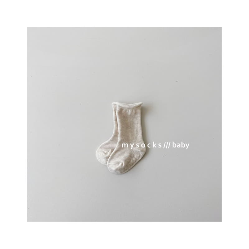 My Socks - Korean Baby Fashion - #babygirlfashion - Baby Cheese Socks Set - 2