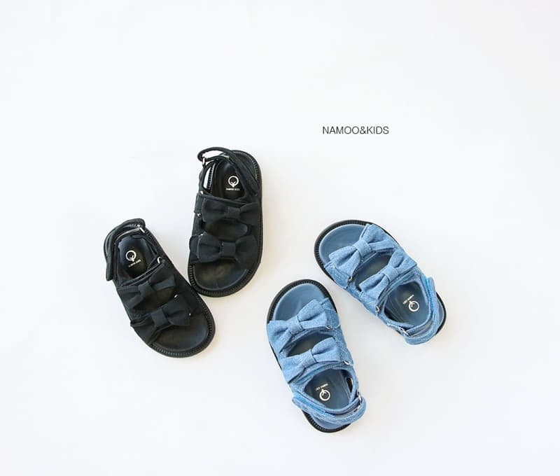 Namoo & Kids - Korean Children Fashion - #littlefashionista - Camil Ribbon Belcro Sandals - 6