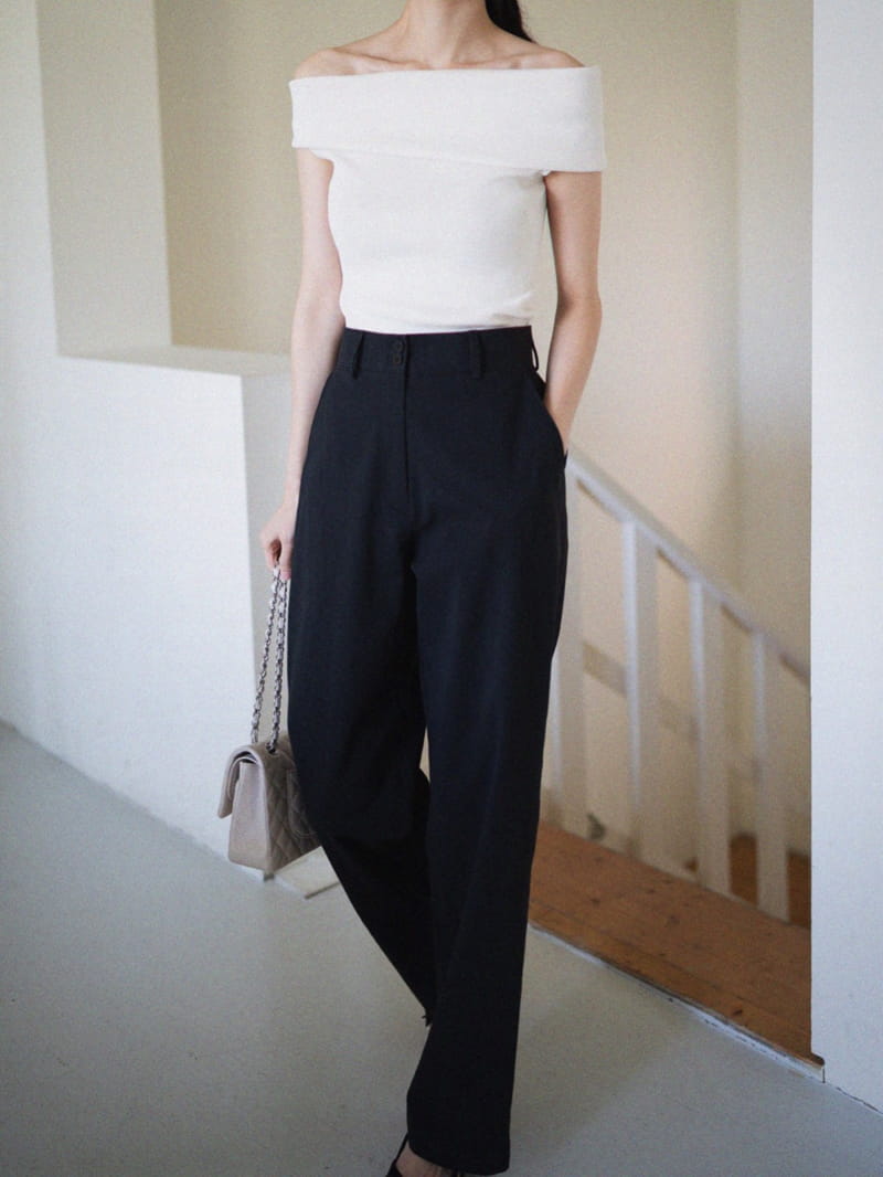 Nan - Korean Women Fashion - #vintagekidsstyle - Double Lyn Pants - 5