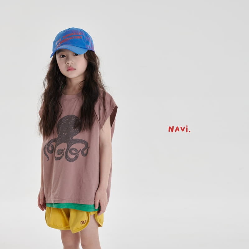 Navi - Korean Children Fashion - #stylishchildhood - Octopus Tee - 4