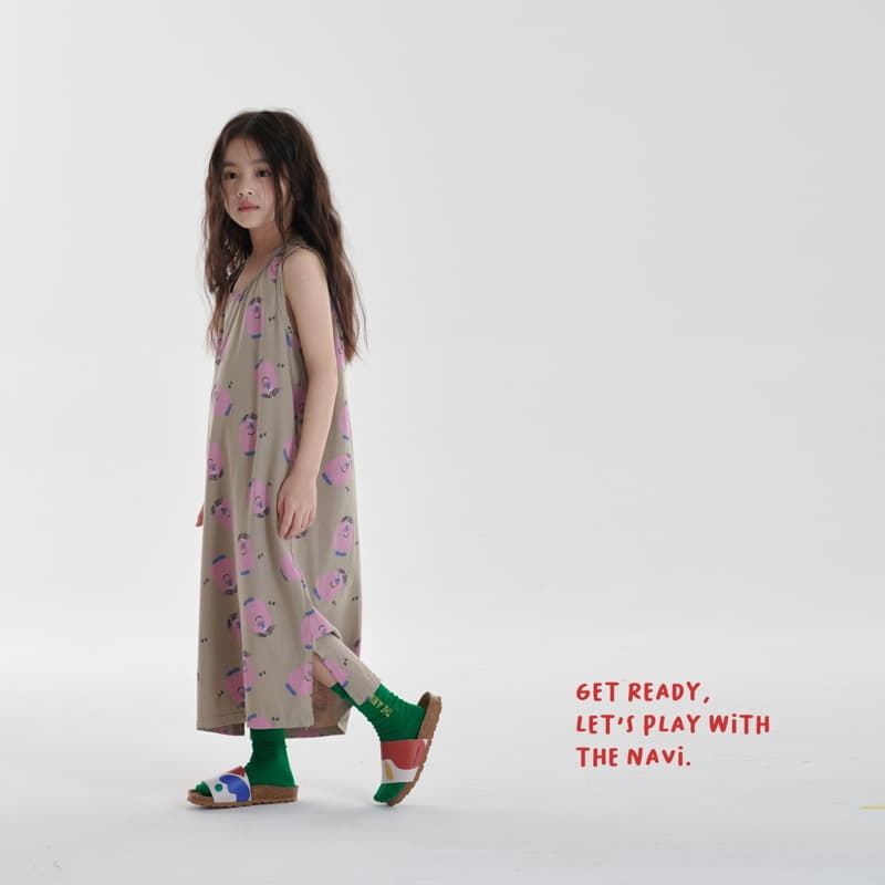 Navi - Korean Children Fashion - #childrensboutique - Hairy One-piece - 2