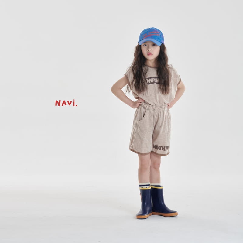 Navi - Korean Children Fashion - #designkidswear - Nothing Tee - 9