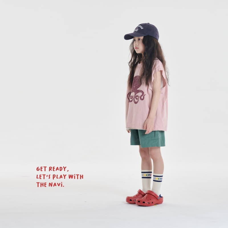 Navi - Korean Children Fashion - #designkidswear - Octopus Tee - 6