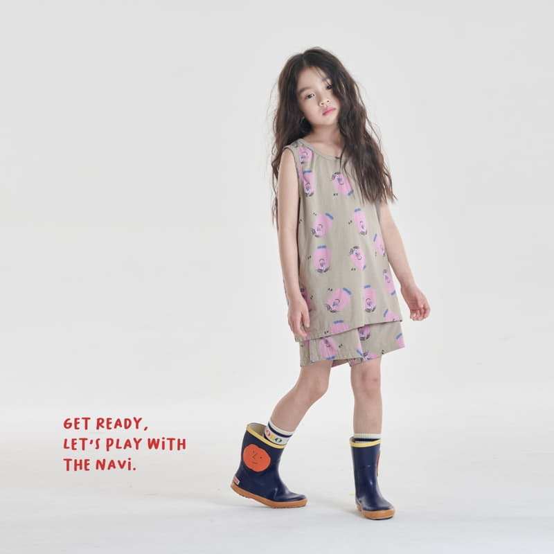 Navi - Korean Children Fashion - #childrensboutique - Hairy Sleeveless - 4
