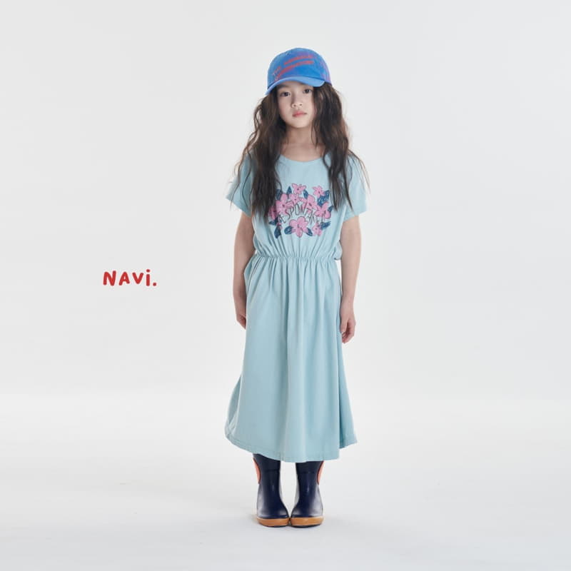 Navi - Korean Children Fashion - #designkidswear - Flower One-piece - 2