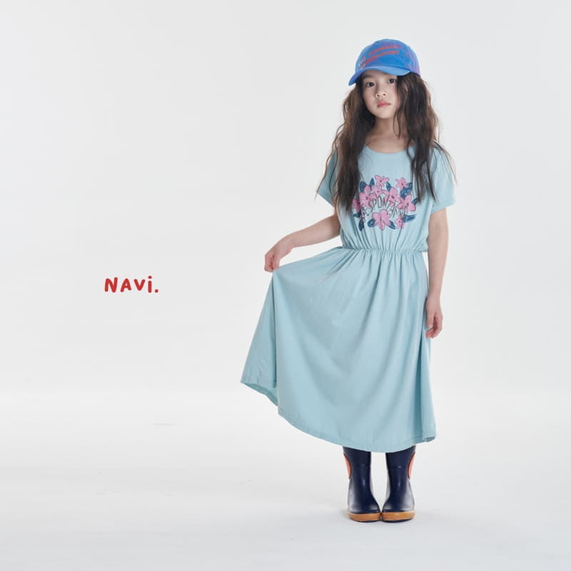 Navi - Korean Children Fashion - #discoveringself - Flower One-piece - 3