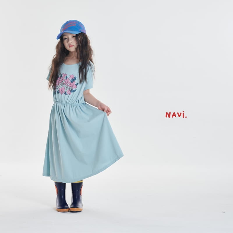 Navi - Korean Children Fashion - #discoveringself - Flower One-piece - 4