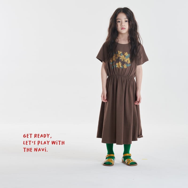 Navi - Korean Children Fashion - #littlefashionista - Flower One-piece - 9