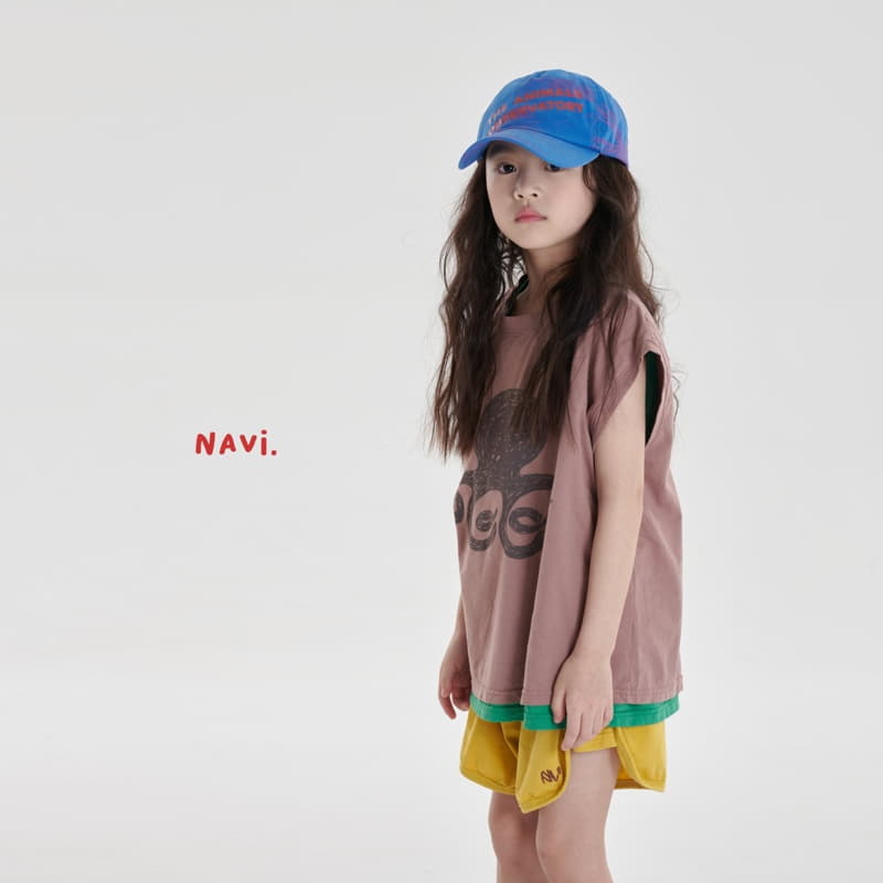 Navi - Korean Children Fashion - #stylishchildhood - Octopus Tee - 3
