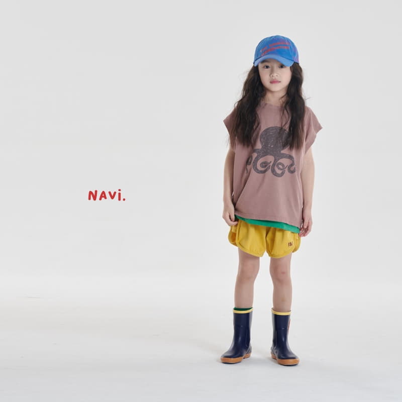 Navi - Korean Children Fashion - #todddlerfashion - Octopus Tee