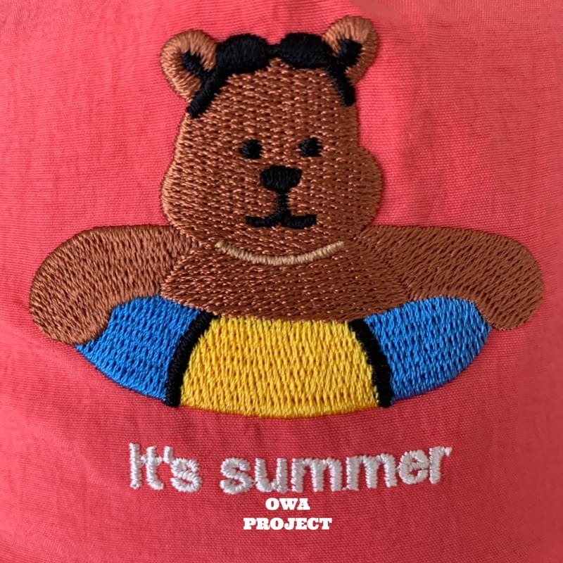 O Wa - Korean Children Fashion - #todddlerfashion - Summer Bear Cap