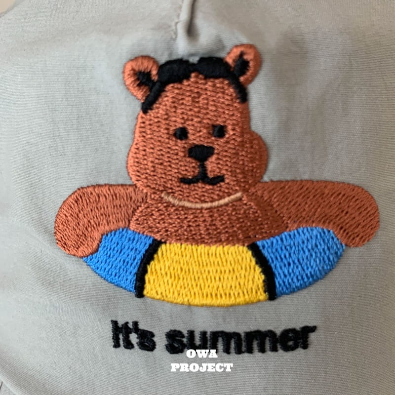 O Wa - Korean Children Fashion - #toddlerclothing - Summer Bear Cap - 2