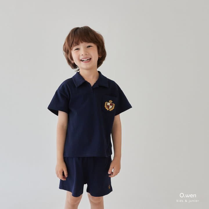 O Wen - Korean Children Fashion - #Kfashion4kids - Ivy League Top Bottom Set - 12