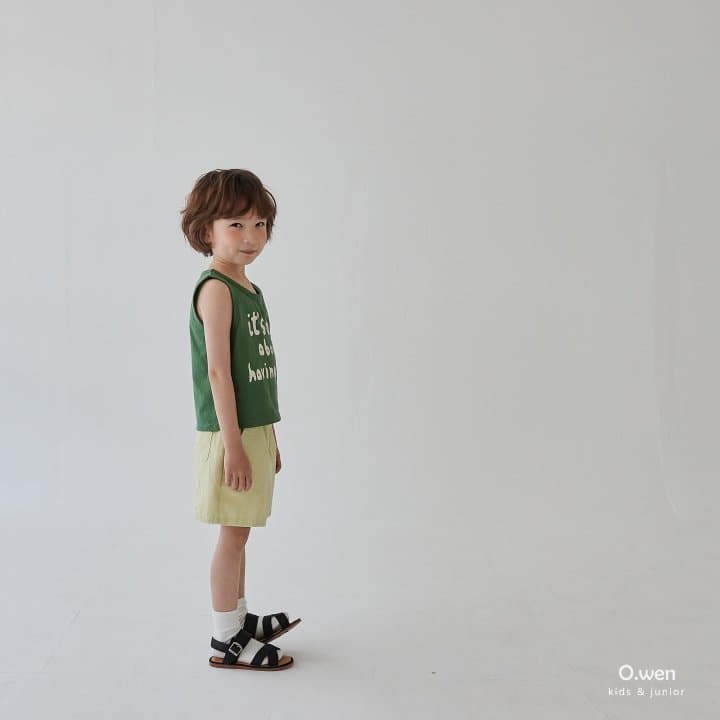 O Wen - Korean Children Fashion - #Kfashion4kids - All Day Sleeveless Tee - 7
