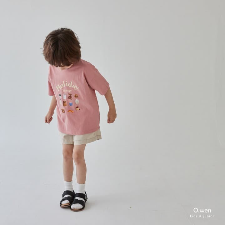 O Wen - Korean Children Fashion - #childofig - Stitch Linen Shorts - 10
