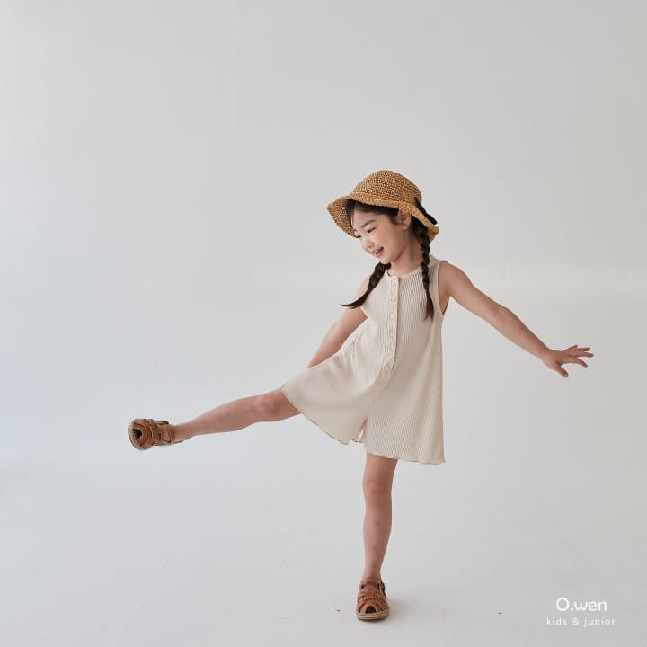 O Wen - Korean Children Fashion - #childofig - Pleats Jumpsuit - 5